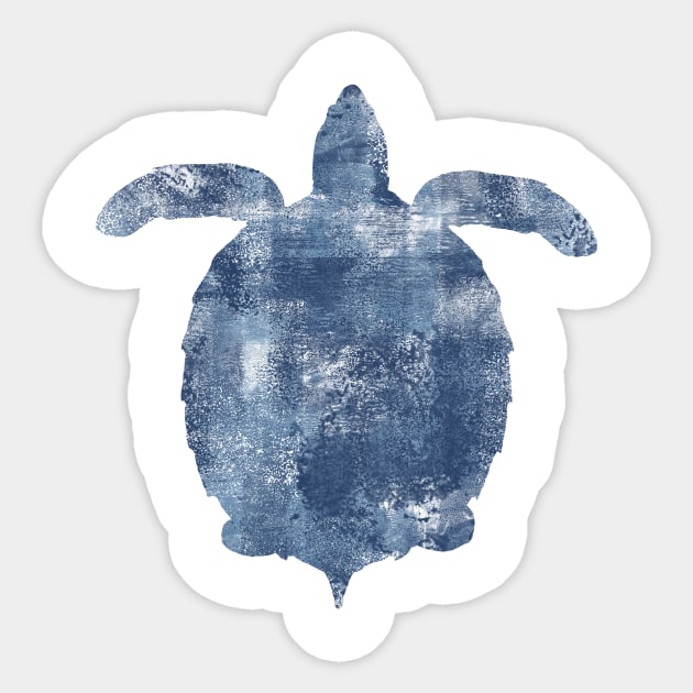 Sponge Sea Turtle Sticker by LittleBean